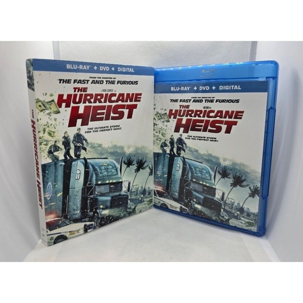 The Hurricane Heist (Blu-ray + DVD Combo, 2018) w/Slipcover - No Digital
